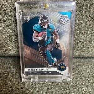 Custom 3D Floater - Travis Etienne Jr. Mosaic Jacksonville Jaguars Rookie